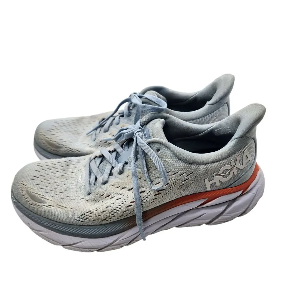 Size 7.5 - Hoka One One Clifton 8‎ Blue Fog  Womens - Picture 3 of 9